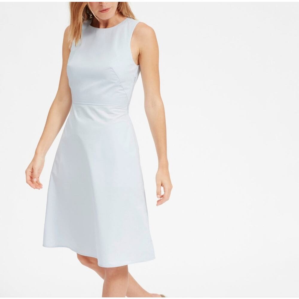 NWT Everlane Better Cotton Twist-Back Dress
